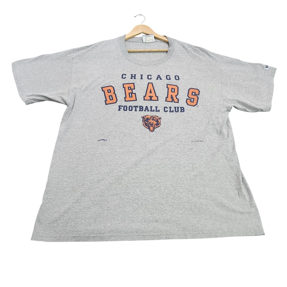 CHICAGO BEARS MENS XL GREY NFL FOOTBALL CLUB LEE SPORT NUTMEG EUC